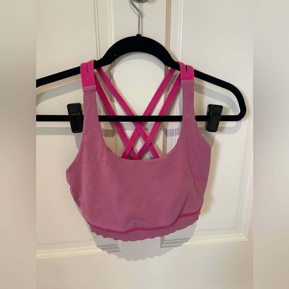 Lululemon pink sports bra size 6